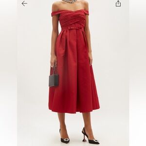 Self-portrait - off the shoulder dress